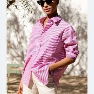 Pink Striped woman’s Shirt